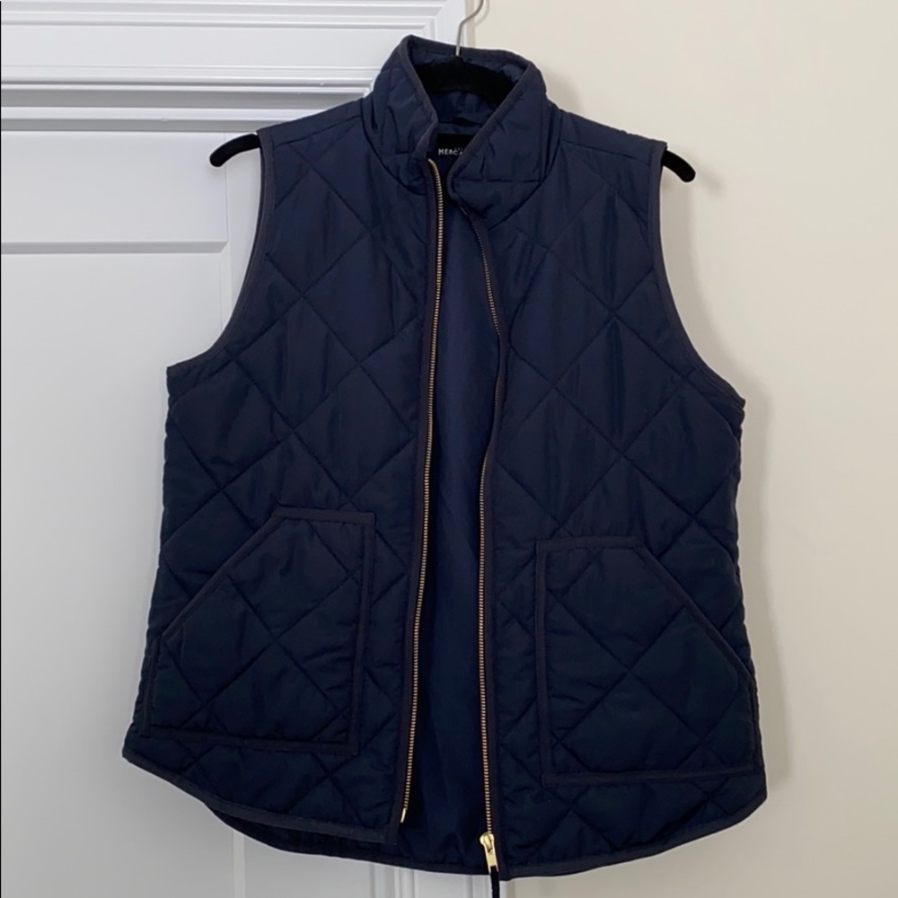✨Perfect✨ J.Crew Navy Blue Vest Never Worn